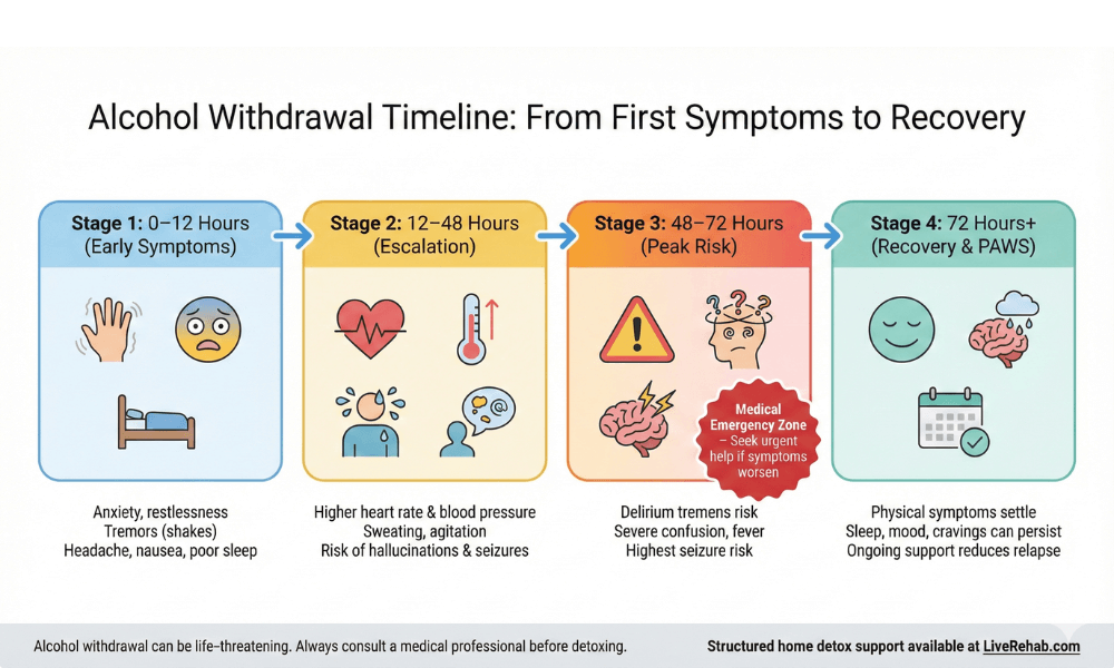 Alcohol Withdrawal Timeline